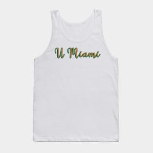 UMiami Sticker Tank Top